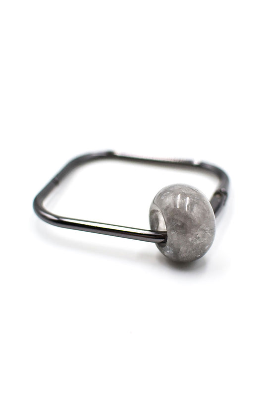 Dani Wheel - Squared bracelet Grey Quartz