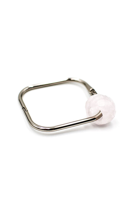 Dani Wheels - Squared bracelet Rose Quartz